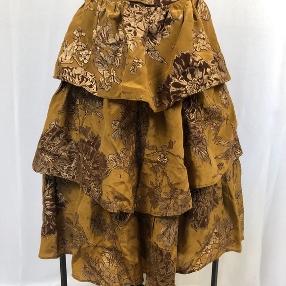 Moulinette Soeurs Strapless Dress Tiered Size 4 Si - Picture 3 of 8